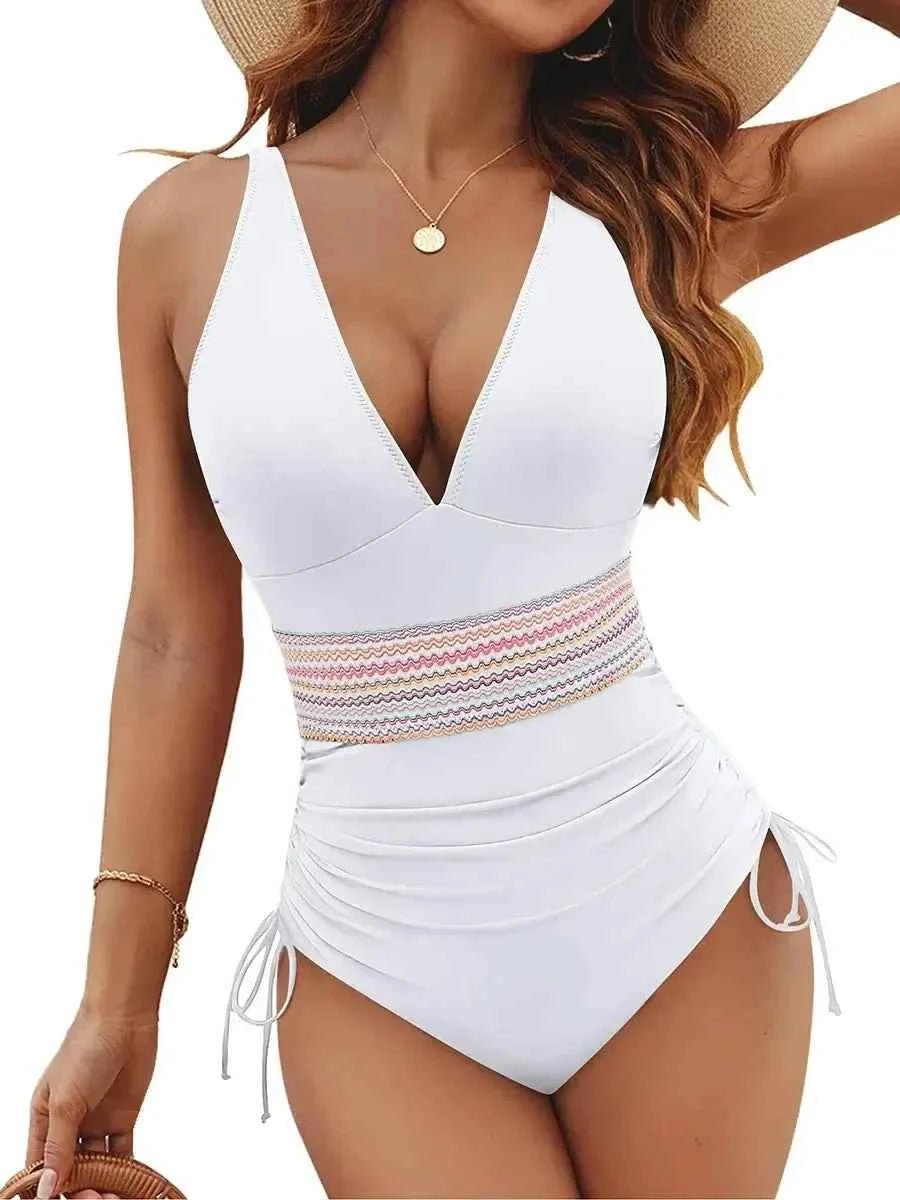 Vibrant High - Waisted Bikini Set for Confident Beachwear - FemSx