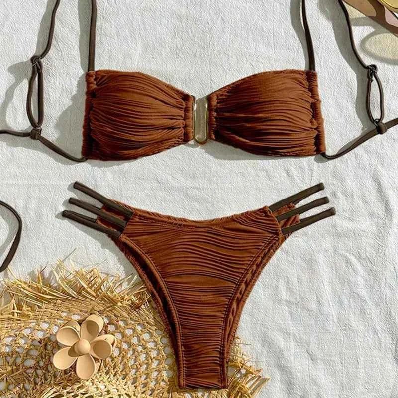 Push - Up Brazilian Bikini Set for Women - FemSx