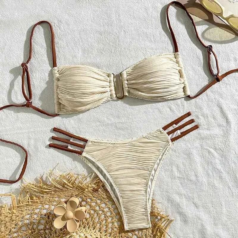 Push - Up Brazilian Bikini Set for Women - FemSx