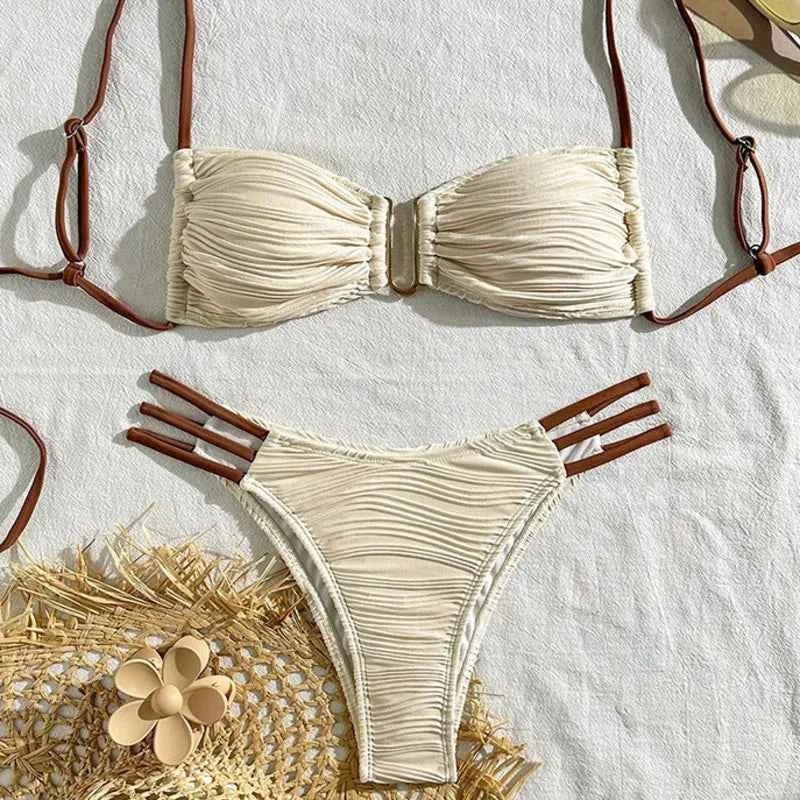 Push - Up Brazilian Bikini Set for Women - FemSx