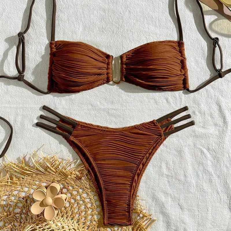 Push - Up Brazilian Bikini Set for Women - FemSx
