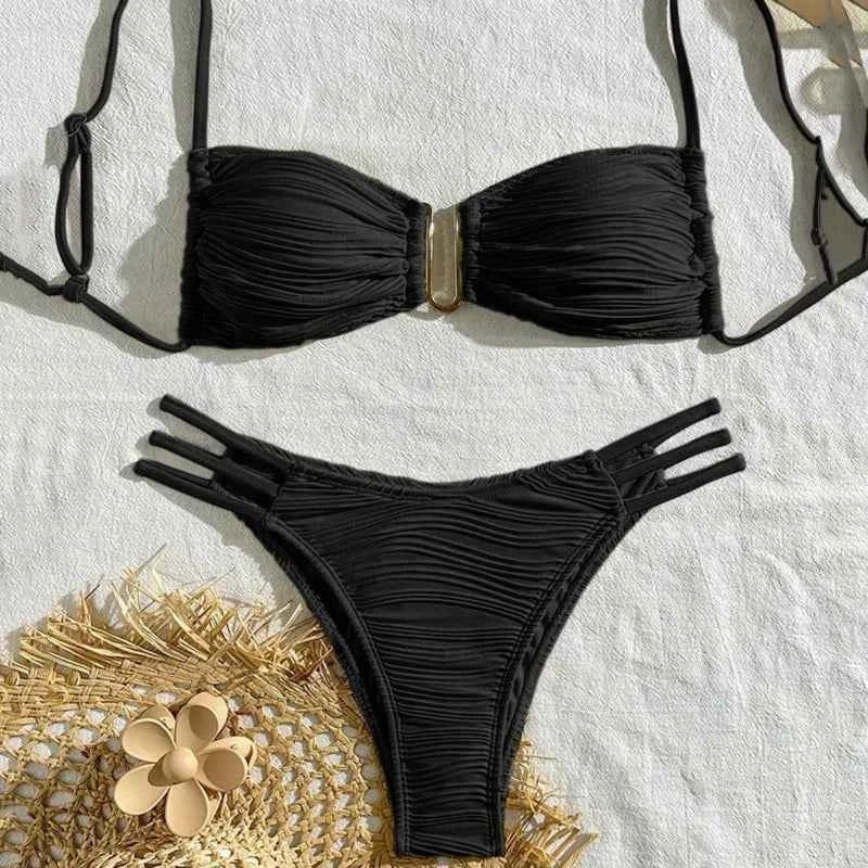 Push - Up Brazilian Bikini Set for Women - FemSx